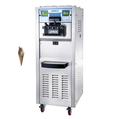 kwaliteit Snack Factory Compressor Mini 2 +1 Mixers Snow Frozen Yogurt Taylor Soft Ice Cream Machine fabriek